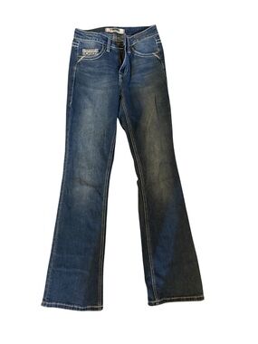 Rock & Roll Denim Mid-Rise Bootcut Jeans in Classic Blue